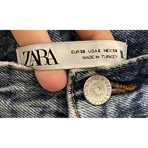 ZARA High Waist Mom Jeans - Picture 2 of 5